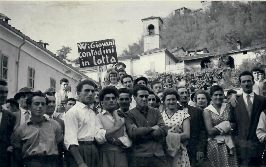 Contadini in lotta (anni 1950).